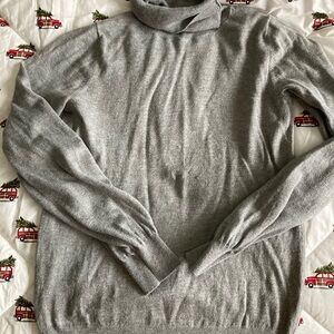 Banana Republic Gray Turtleneck Sweater